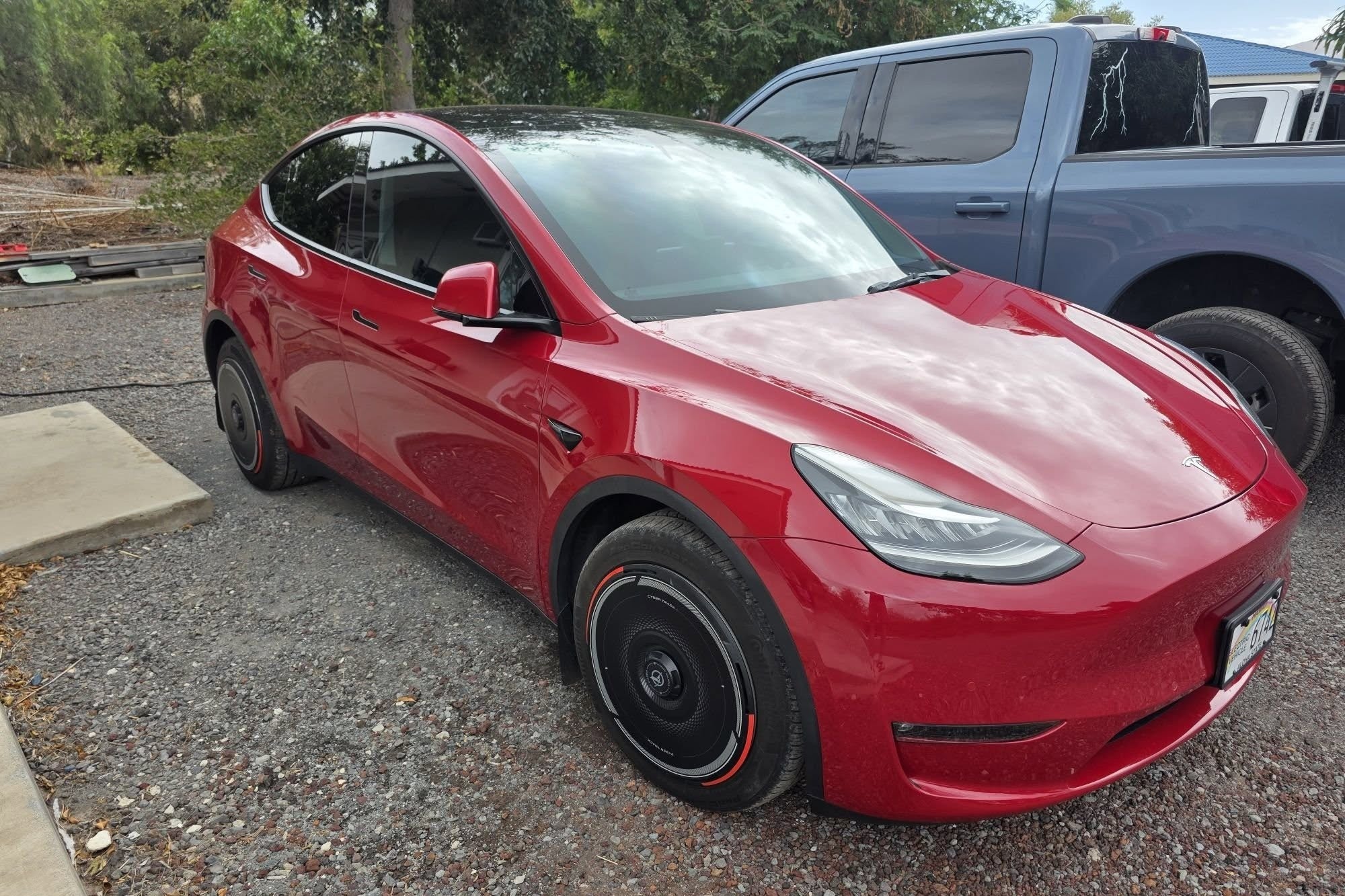 How to Give Your Tesla a Cyber-Inspired Look Without New Wheels