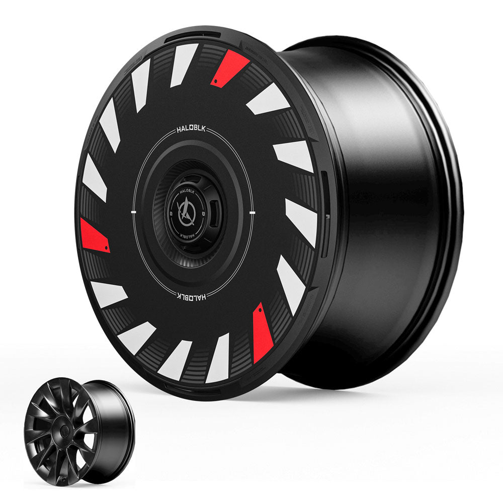 HALODISC 2 Wheel Covers for Tesla Model Y 20" Induction Wheels丨Turbo