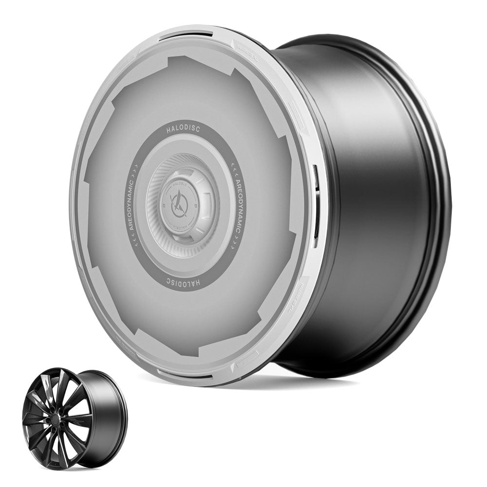 HALODISC 2 Wheel Covers for Tesla Model S 21" Turbine Wheels丨Vision-GT
