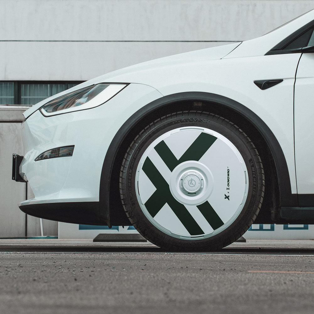 HALODISC 2 Wheel Covers for Tesla Model X 2021-2025 20" Cyberstream Wheels丨X-Factor