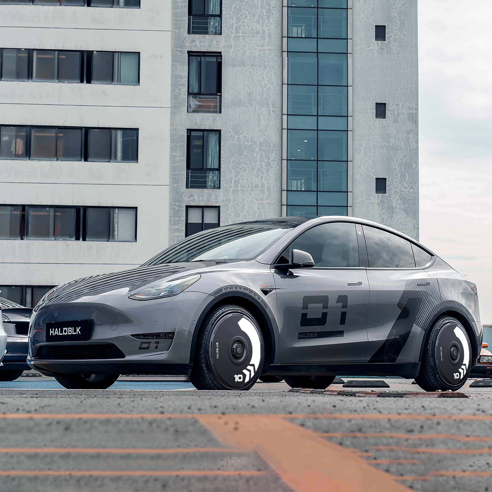 HALODISC 2 Wheel Covers for Tesla Model Y 20" Induction Wheels丨Arrow