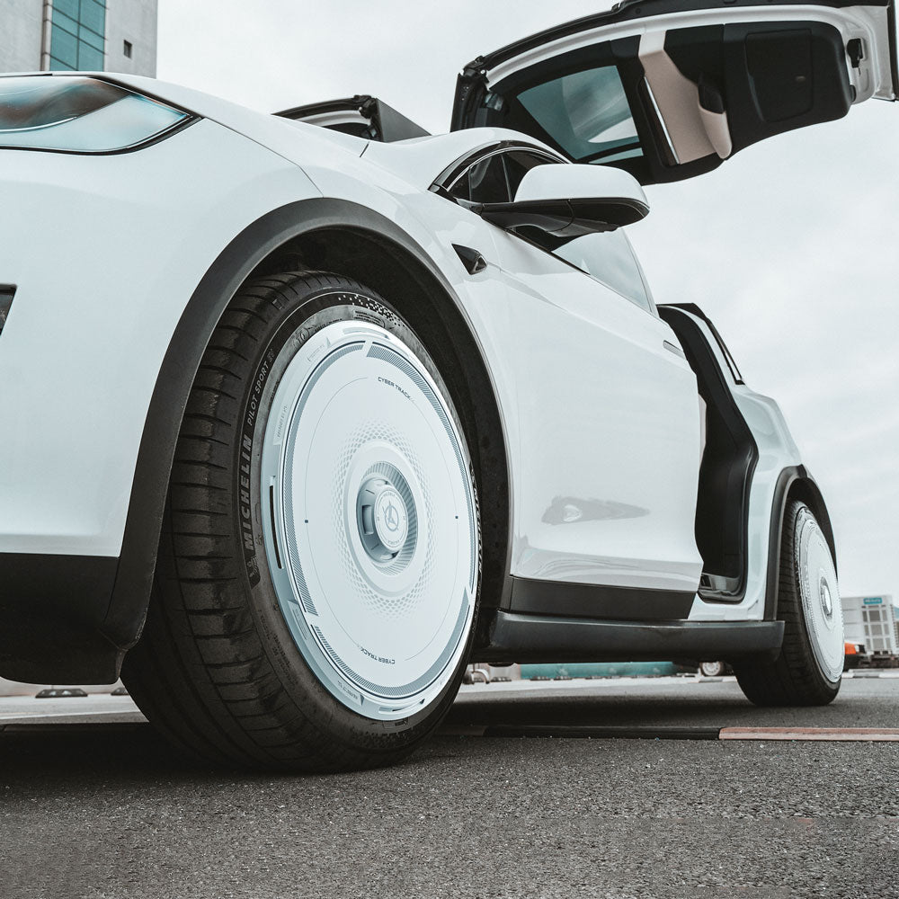 HALODISC 2 Wheel Covers for Tesla Model X 2021-2025 20" Cyberstream Wheels丨Cyber Track