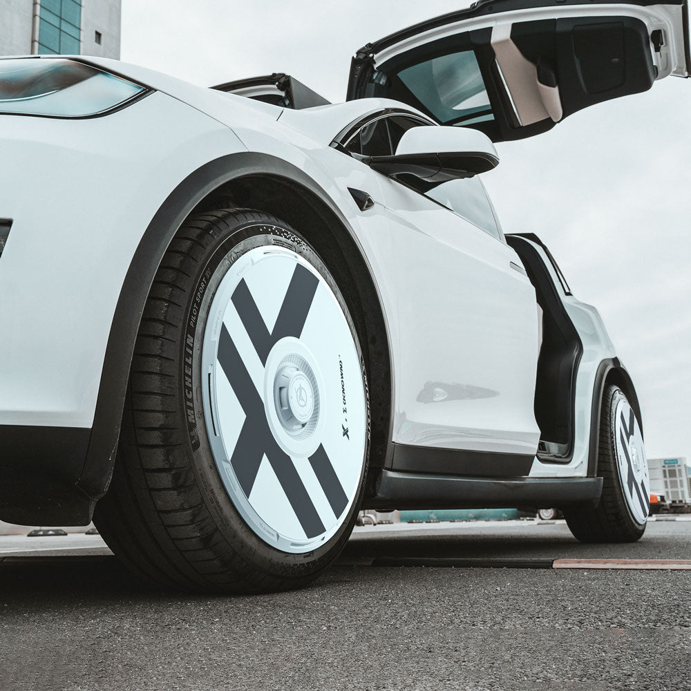 HALODISC 2 Wheel Covers for Tesla Model X 2021-2025 20" Cyberstream Wheels丨X-Factor
