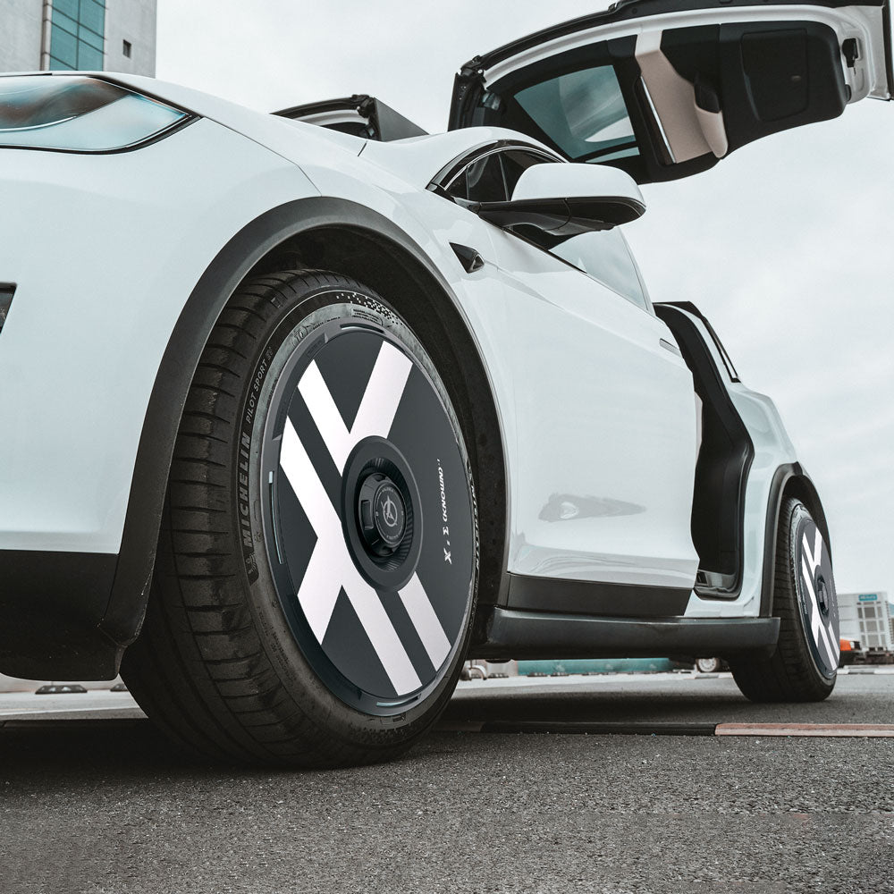 HALODISC 2 Wheel Covers for Tesla Model X 2021-2025 20" Cyberstream Wheels丨X-Factor