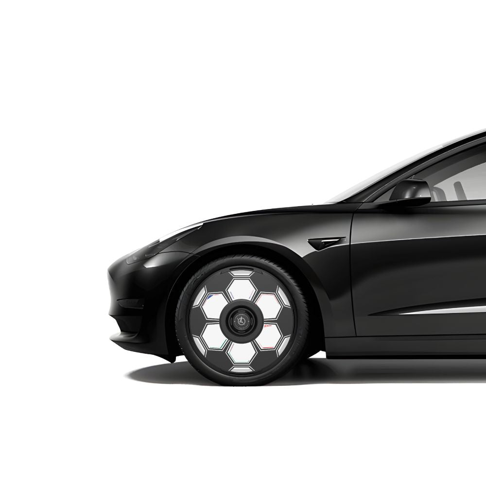 HALODISC 2 Football | Set of 4 Wheel Covers for Tesla