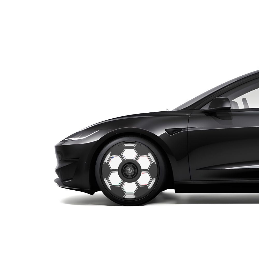 HALODISC 2 Football | Set of 4 Wheel Covers for Tesla