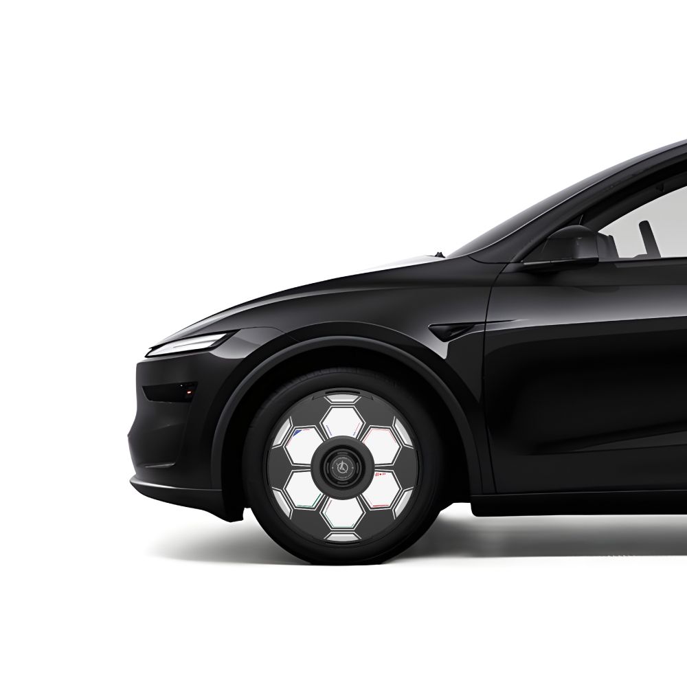 HALODISC 2 Football | Set of 4 Wheel Covers for Tesla