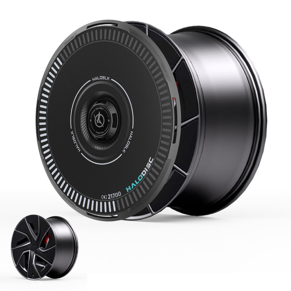 HALODISC 2 Wheel Covers for Tesla Model S 19" Magnetite Wheels丨Charging