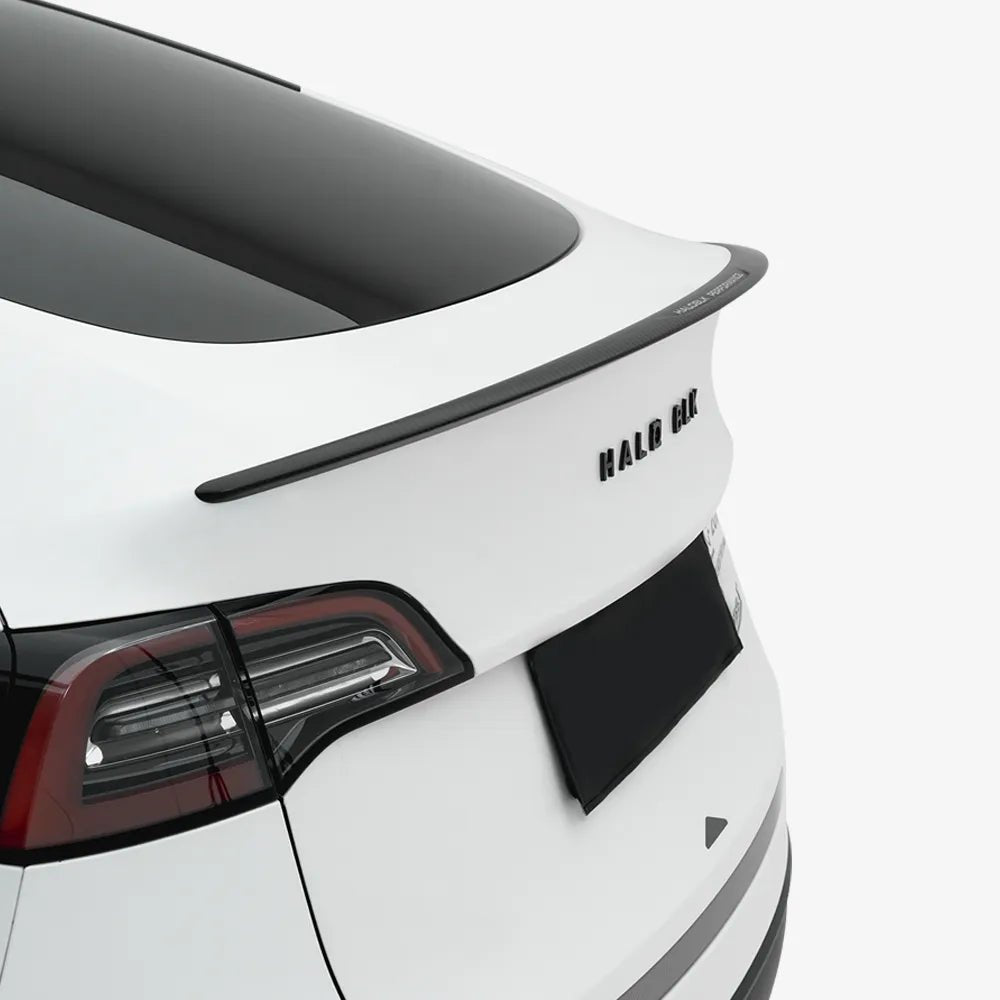 Carbon Fiber Rear Spoiler for Tesla Model Y - HALOBLK Store