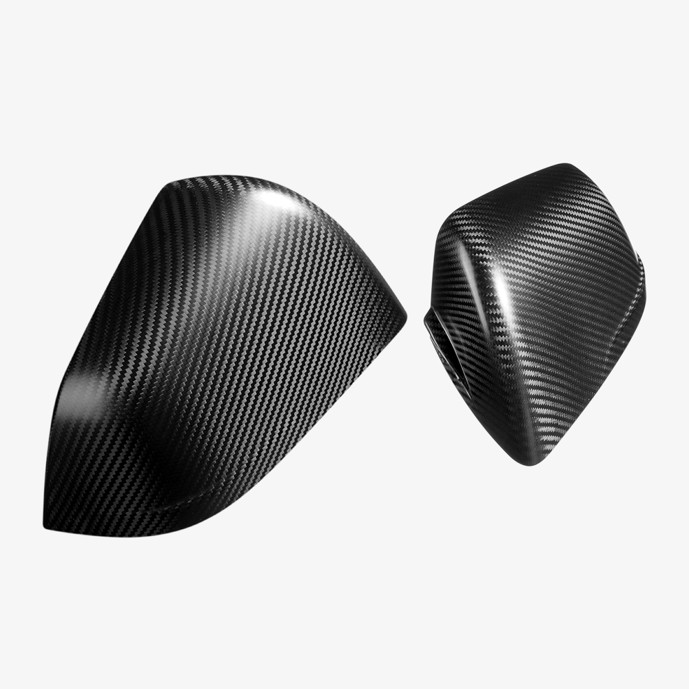 Carbon Fiber Side Mirror Caps for Tesla Model Y - HALOBLK Store
