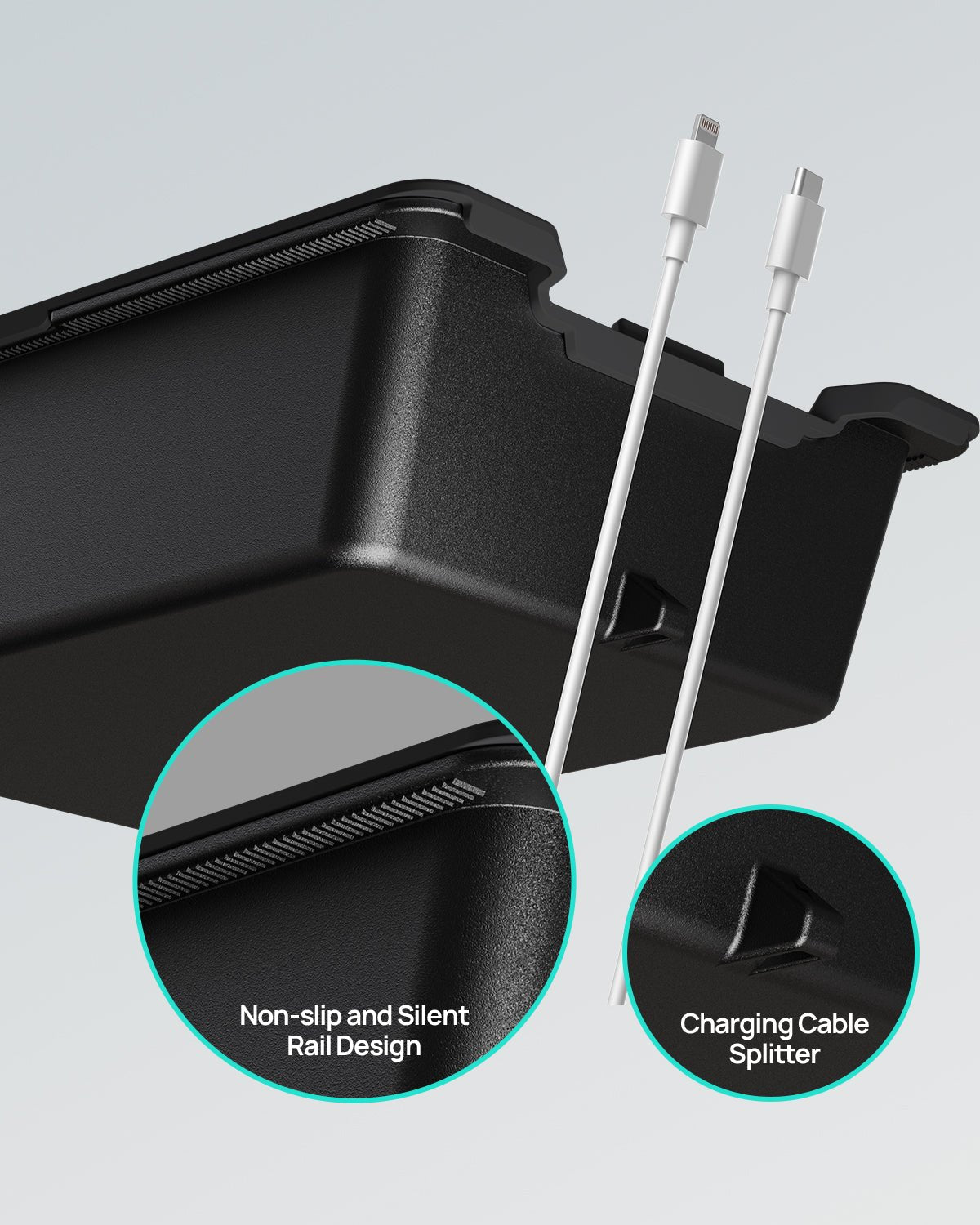 Center Console Tray Organizer for Model 3 - HALOBLK Store