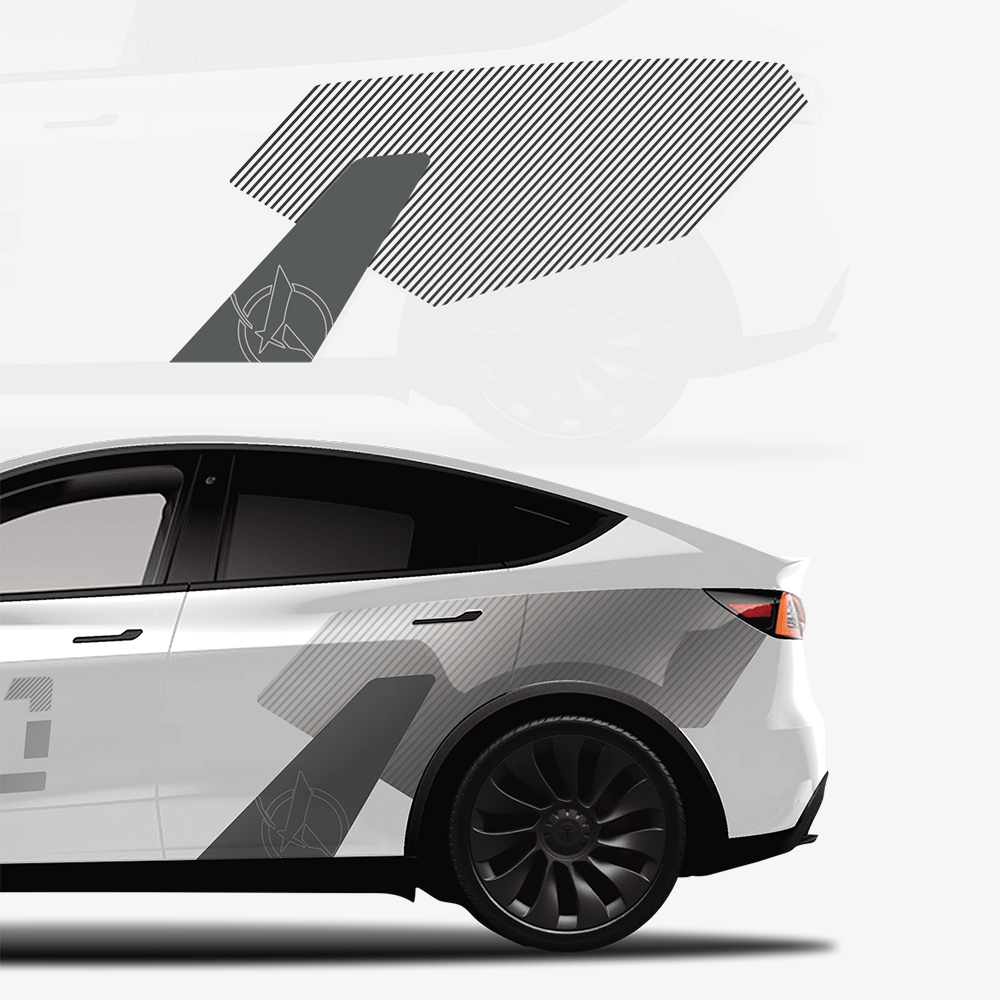 Custom Livery Sticker for Tesla Model 3 - HALOBLK Store