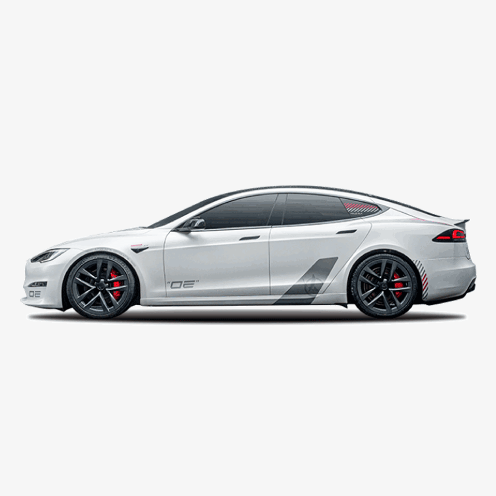 Custom Livery Sticker for Tesla Model S - HALOBLK Store