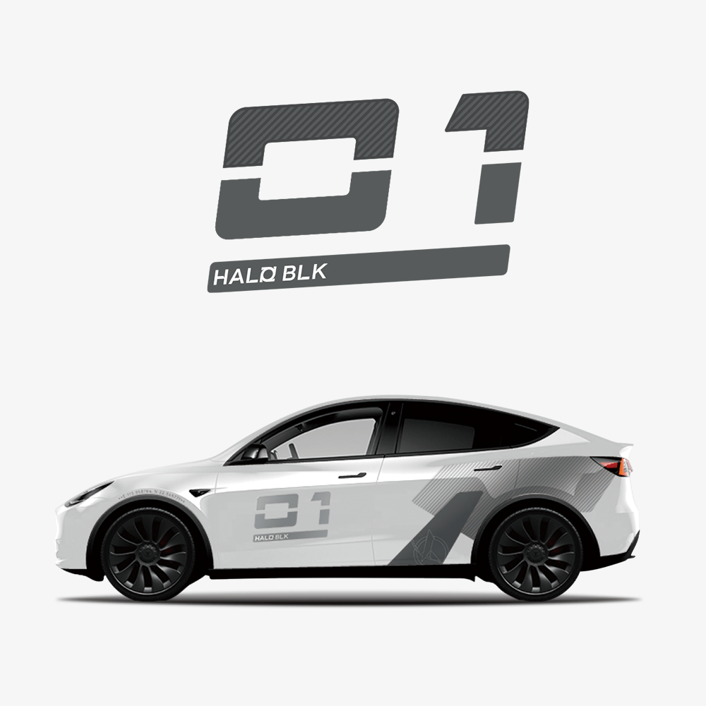 Custom Livery Sticker for Tesla Model Y Juniper - HALOBLK Store