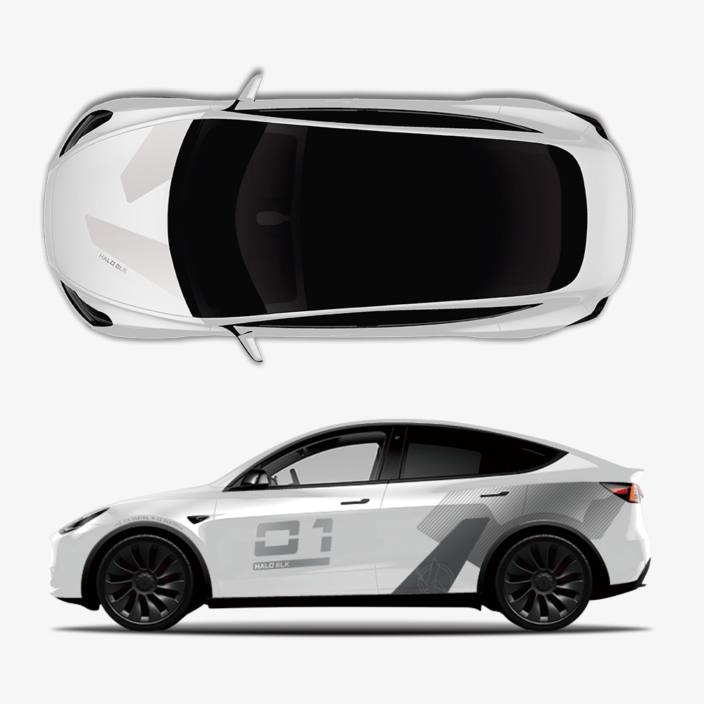 Custom Livery Sticker for Tesla Model Y Juniper - HALOBLK Store