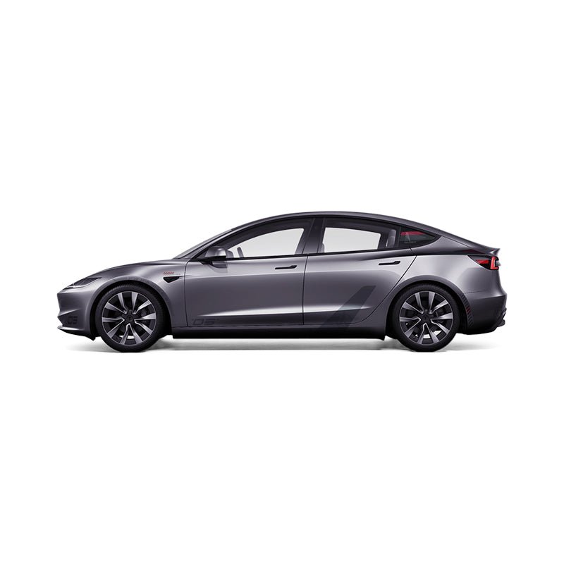 Custom Printable Vinyl Wrap for Tesla Model 3 2024 Performance - Gunmetal Gray - HALOBLK Store