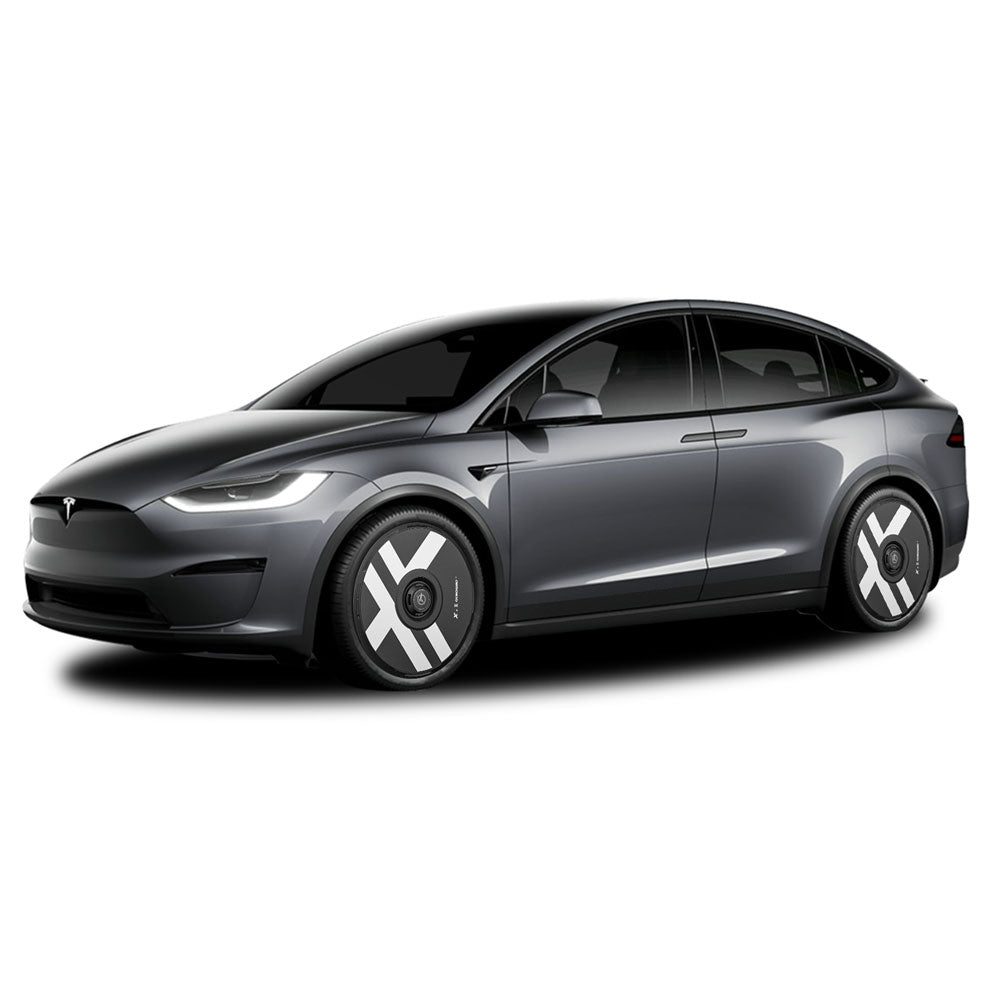 HALODISC 2 Wheel Covers for Tesla Model X 2021-2025 20" Cyberstream Wheels丨X-Factor