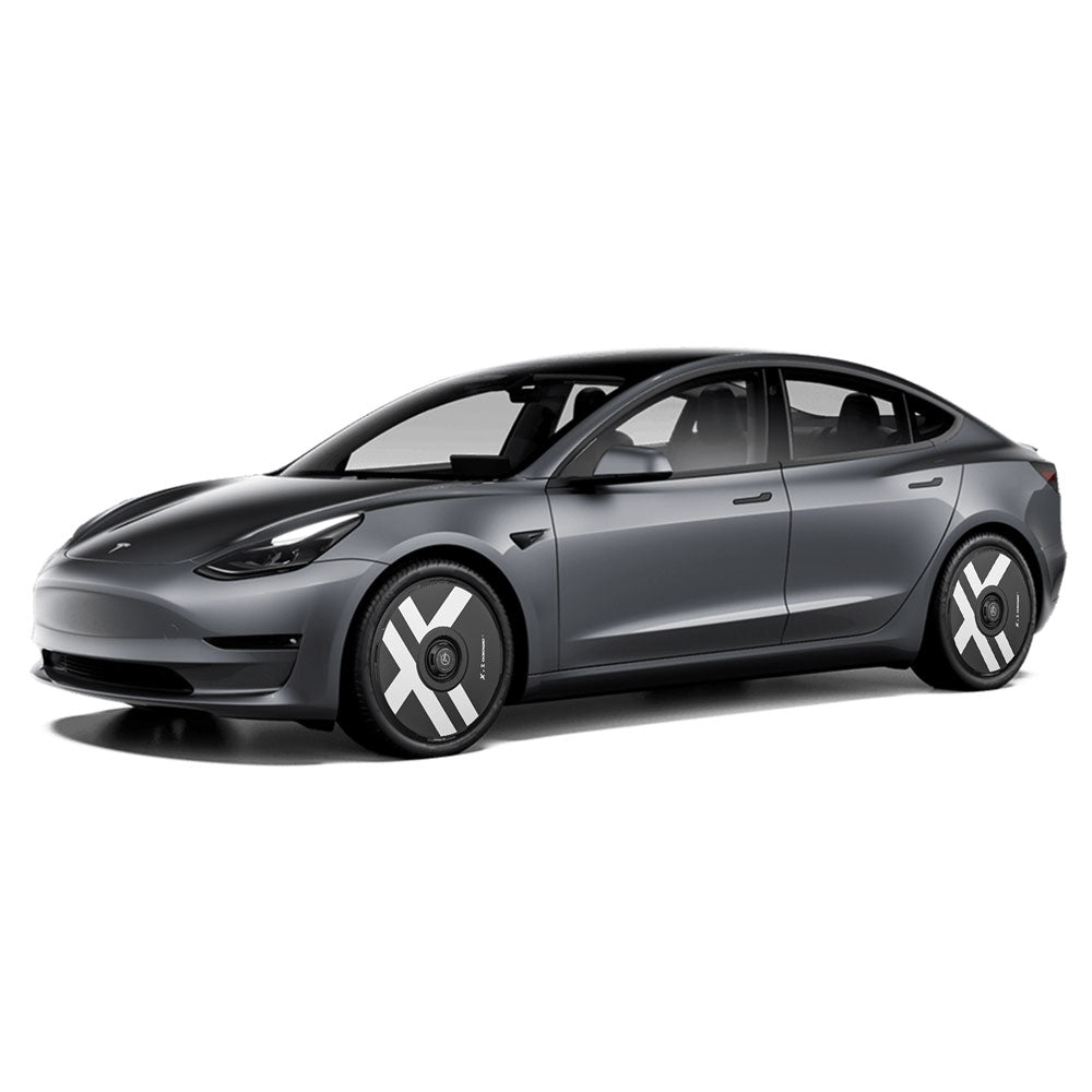 HALODISC 2 Wheel Covers for Tesla Model 3 2017-2023 18" Aero Wheels丨X-Factor