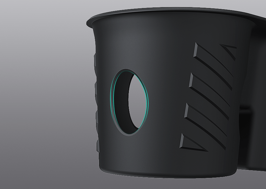 Haloblk Center Console Cup Holder For Tesla Model Y Juniper - HALOBLK Store