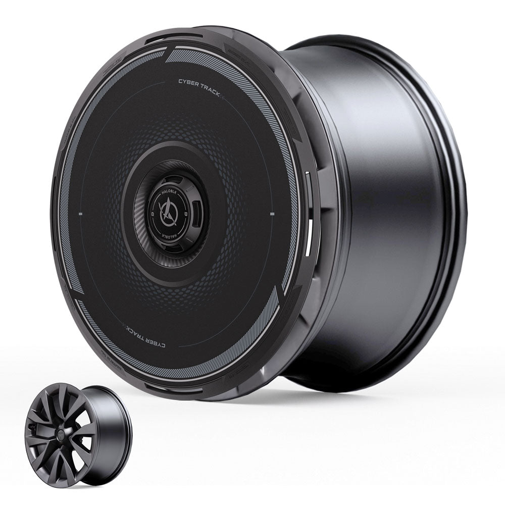 HALODISC 2 Wheel Covers for Tesla Model X 2021 - 2025 20" Cyberstream Wheels丨Cyber Track - HALOBLK Store