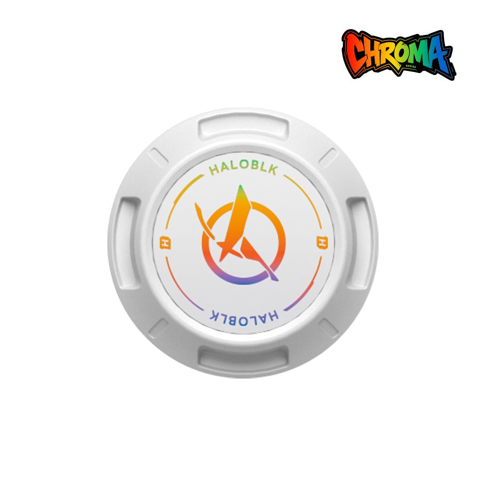 HALODISC Cap - Rainbow Road - White - HALOBLK Store