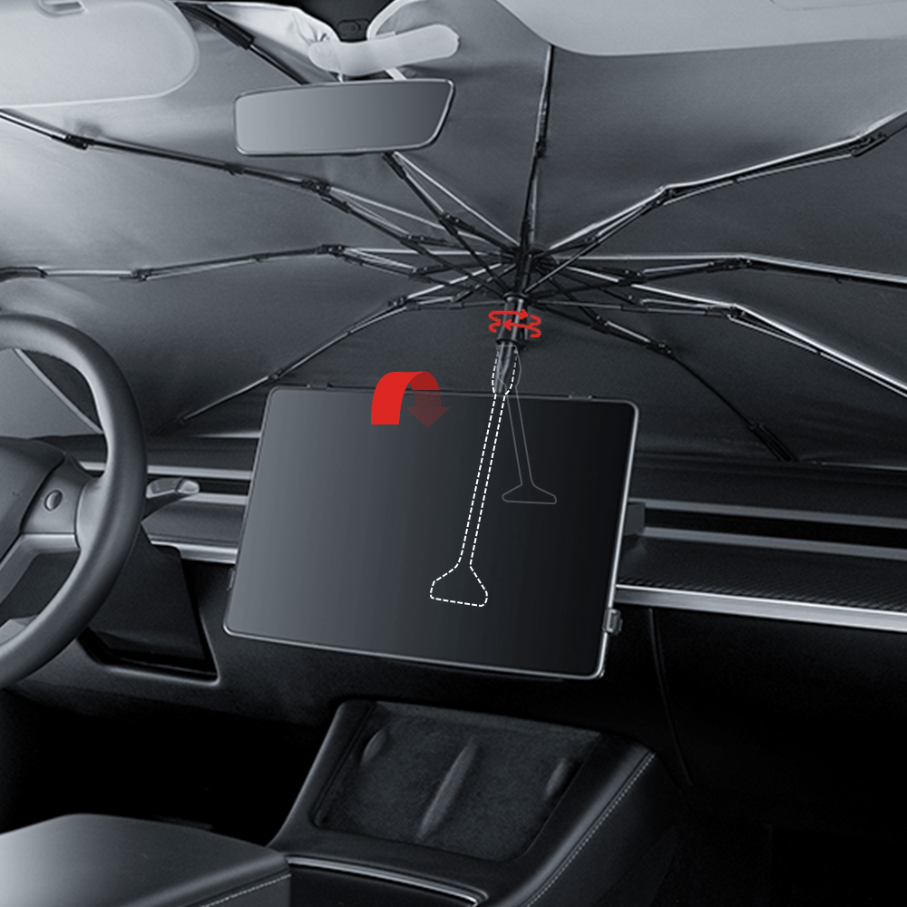 Windshield Sun Shade Umbrella - Voyager 2 - HALOBLK Store