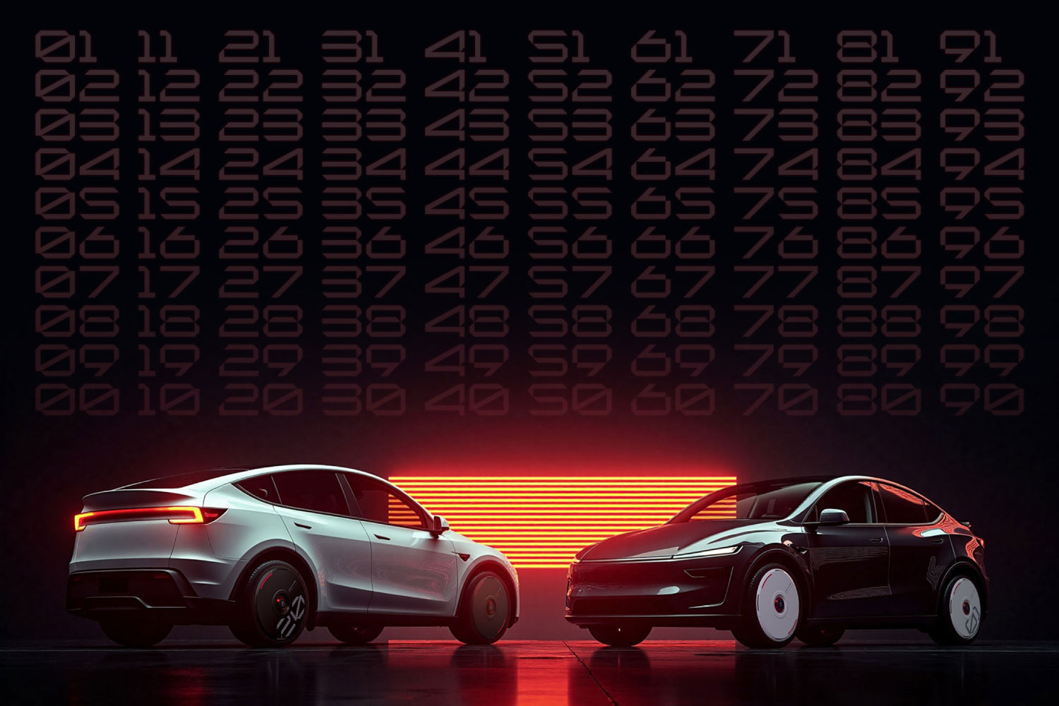 The Ultimate Tesla Model Y 19" Wheel Cover Comparison (w/ Custom Number Option)