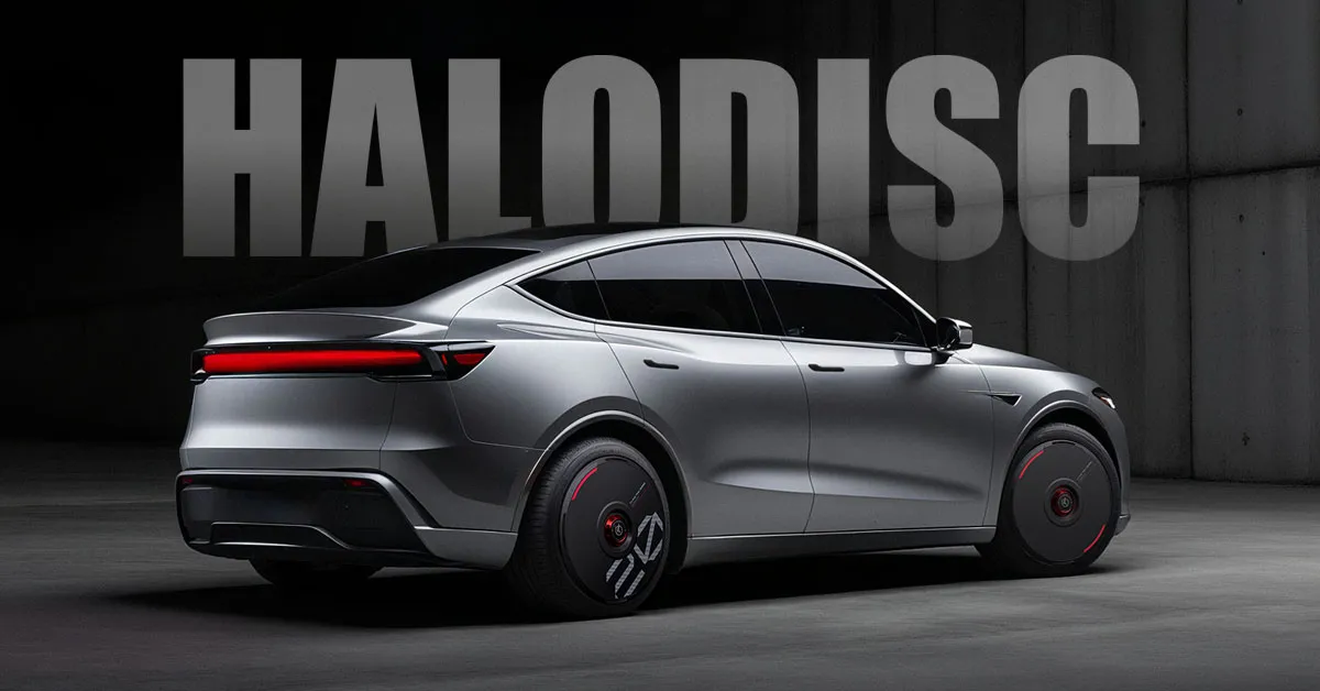 Personalize your Tesla and add range with HALODISC 2 wheel covers