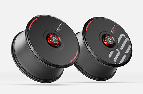 HALODISC 2 Wheel Covers for Tesla | Custom Numbers