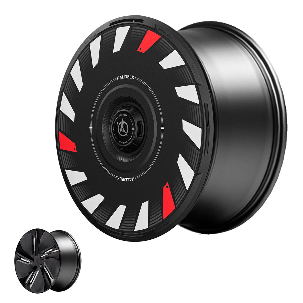 HALODISC 2 Wheel Covers for Tesla Model Y Juniper 19" Crossflow Wheels丨Turbo