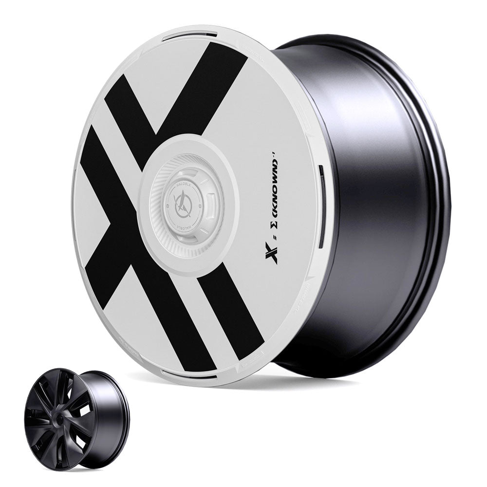 HALODISC 2 Wheel Covers for Tesla Model Y 19" Gemini Wheels丨X-Factor