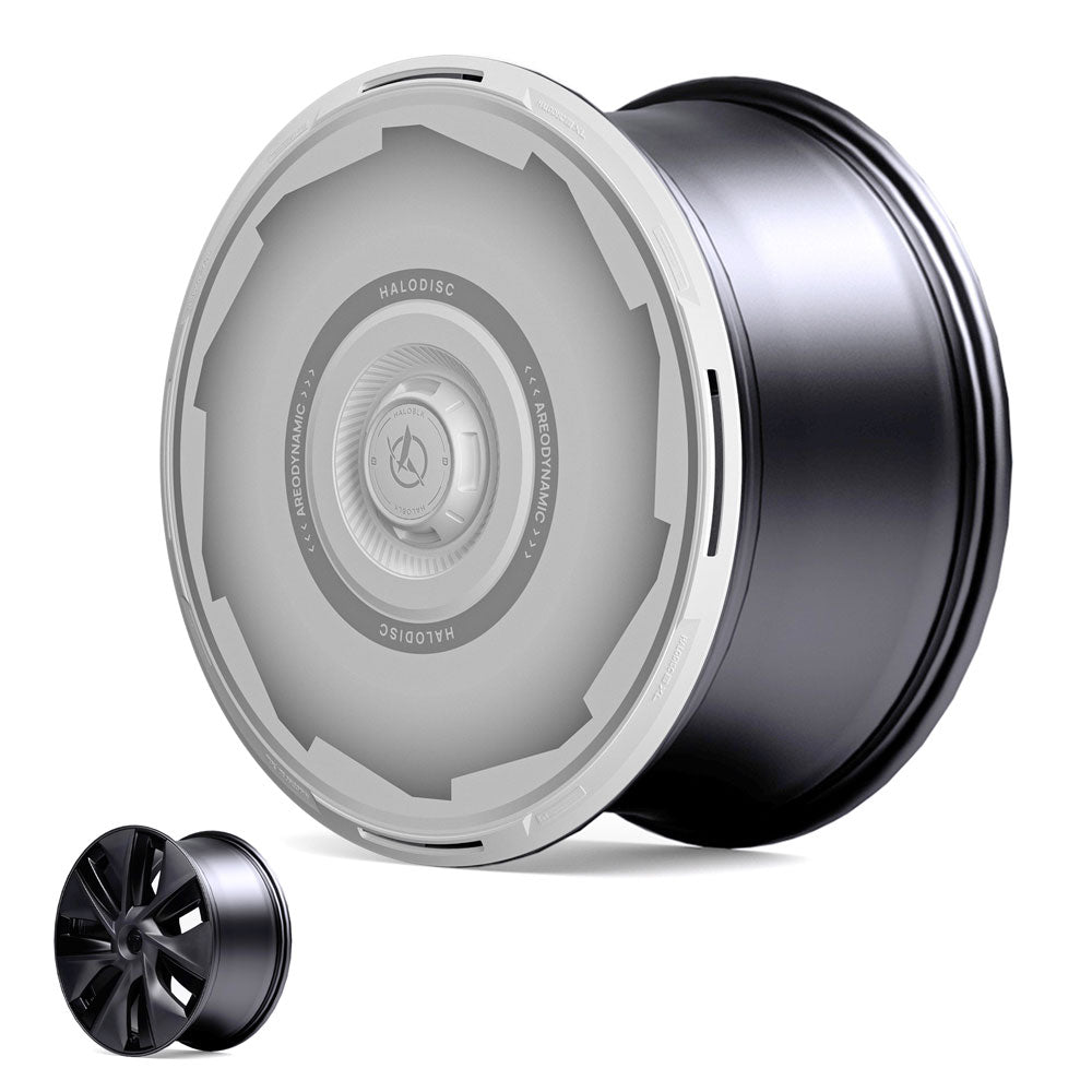 HALODISC 2 Wheel Covers for Tesla Model Y 19" Gemini Wheels丨Vision-GT