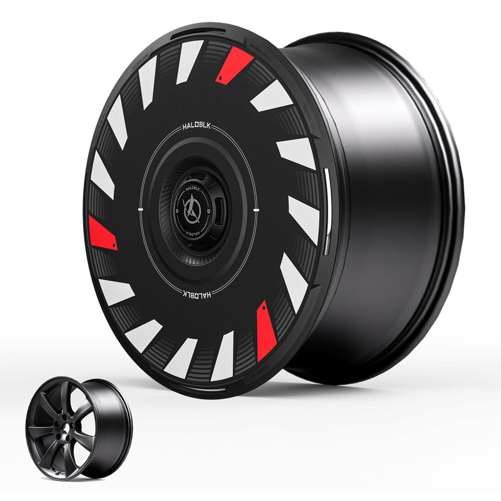 HALODISC 2 Wheel Covers for Tesla Model 3 2017-2018 19" Performance Wheels丨Turbo