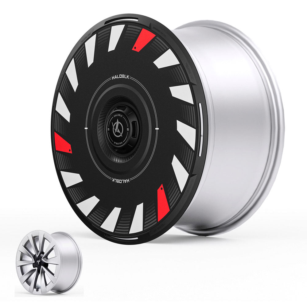 HALODISC 2 Wheel Covers for Tesla Model 3 2019-2023 19" Sport Wheels丨Turbo
