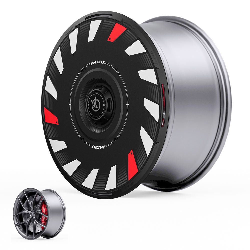 HALODISC 2 Wheel Covers for Tesla Model 3 2019-2023 19" Zero-G Wheels丨Turbo