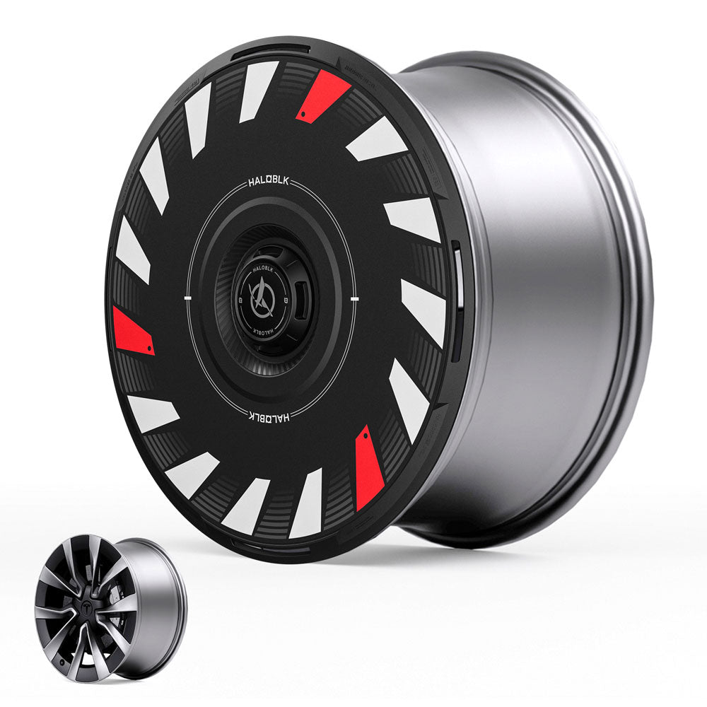 HALODISC 2 Wheel Covers for Tesla Model 3 Highland 19" Nova Wheels丨Turbo