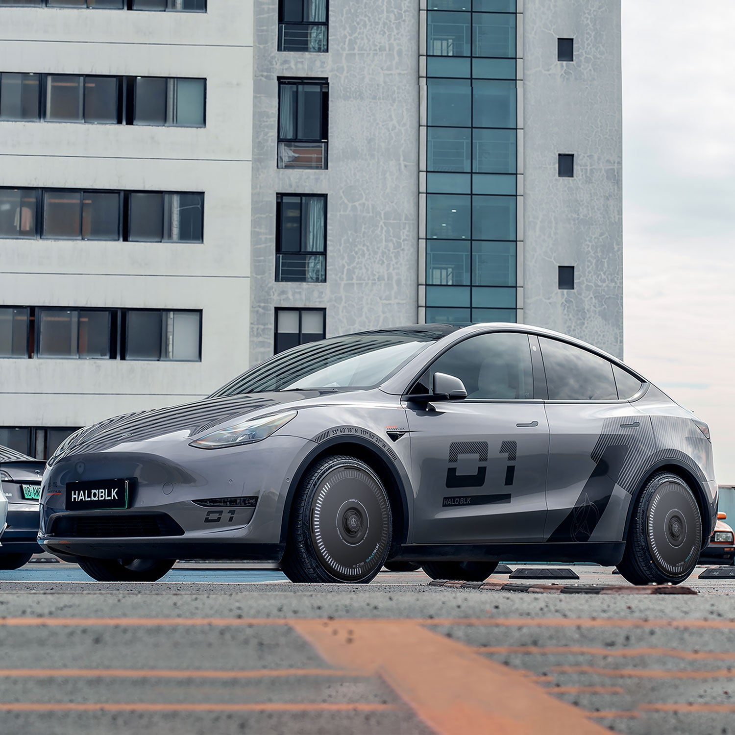 HALODISC 2 Wheel Covers for Tesla Model Y 21" Überturbine Wheels丨Charging