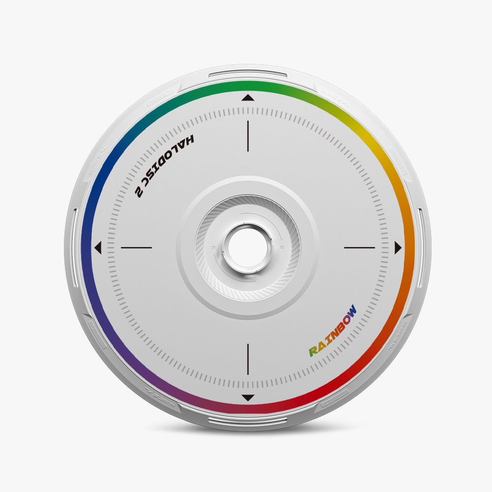 HALODISC 2 Replacement Wheel Covers for Tesla Model Y丨Rainbow Road