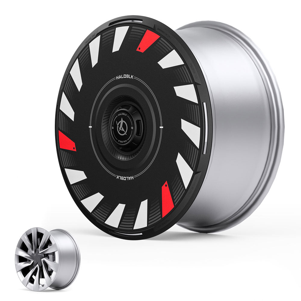 HALODISC 2 Wheel Covers for Tesla Model Y Juniper 20" Helix 2.0 Wheels丨Turbo
