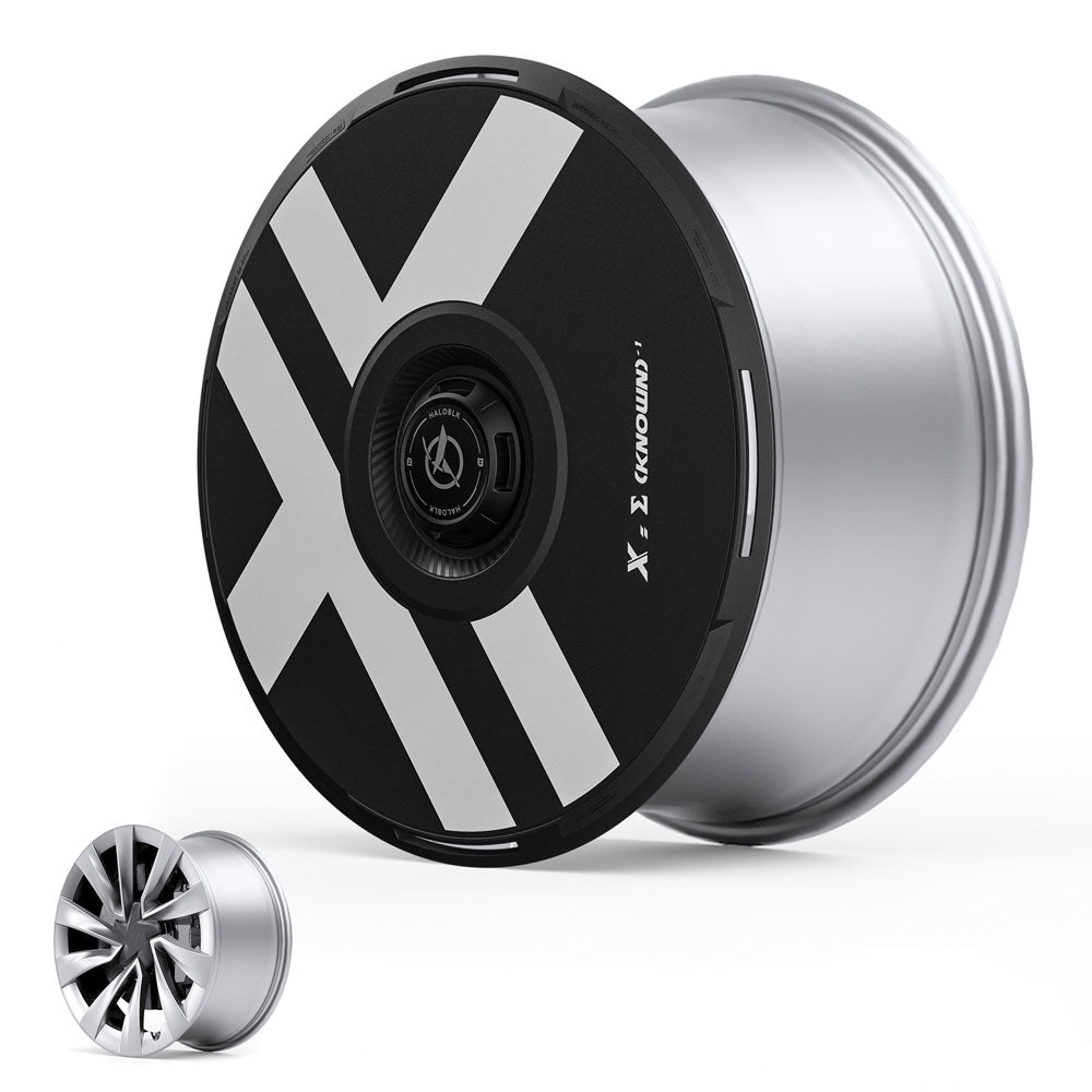 HALODISC 2 Wheel Covers for Tesla Model Y Juniper 20" Helix 2.0 Wheels丨X-Factor