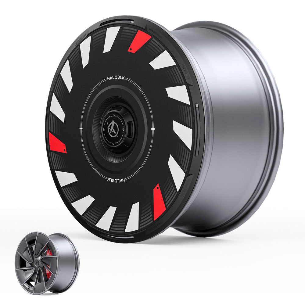 HALODISC 2 Wheel Covers for Tesla Model 3 Highland 20" Warp Wheels丨Turbo