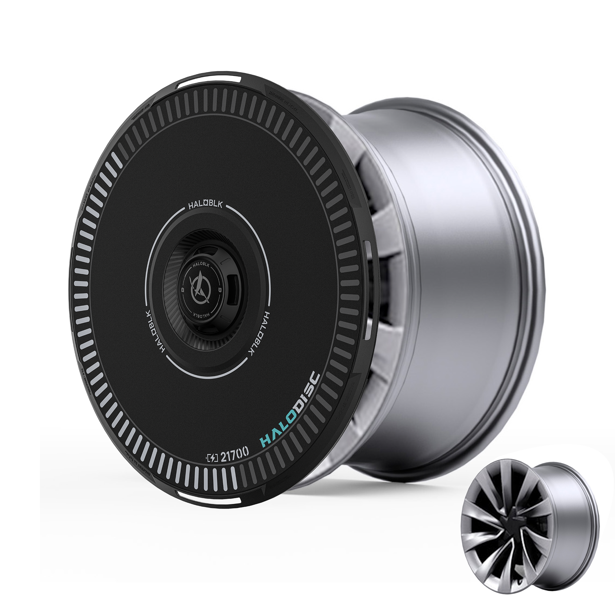 HALODISC 2 Wheel Covers for Tesla Model Y 2025 20" Helix 2.0 Wheels丨Charging