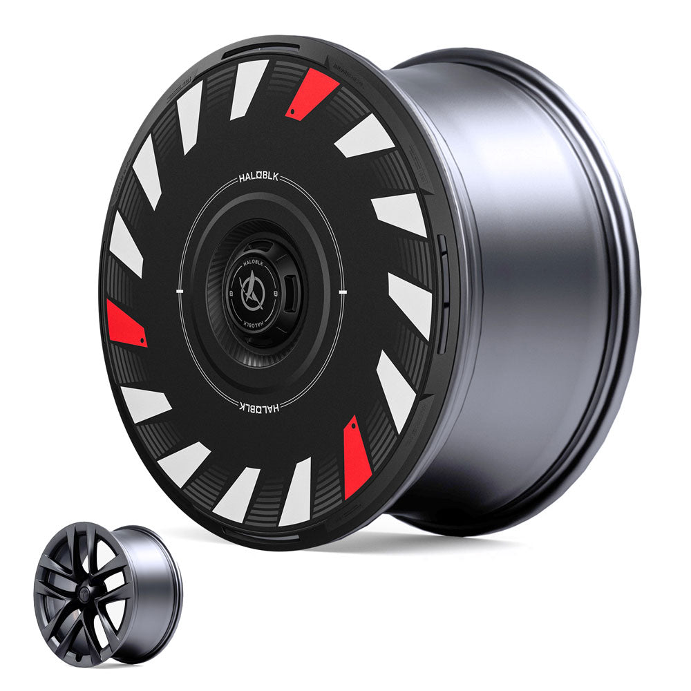 HALODISC 2 Wheel Covers for Tesla Model S 21" Arachnid Wheels丨Turbo