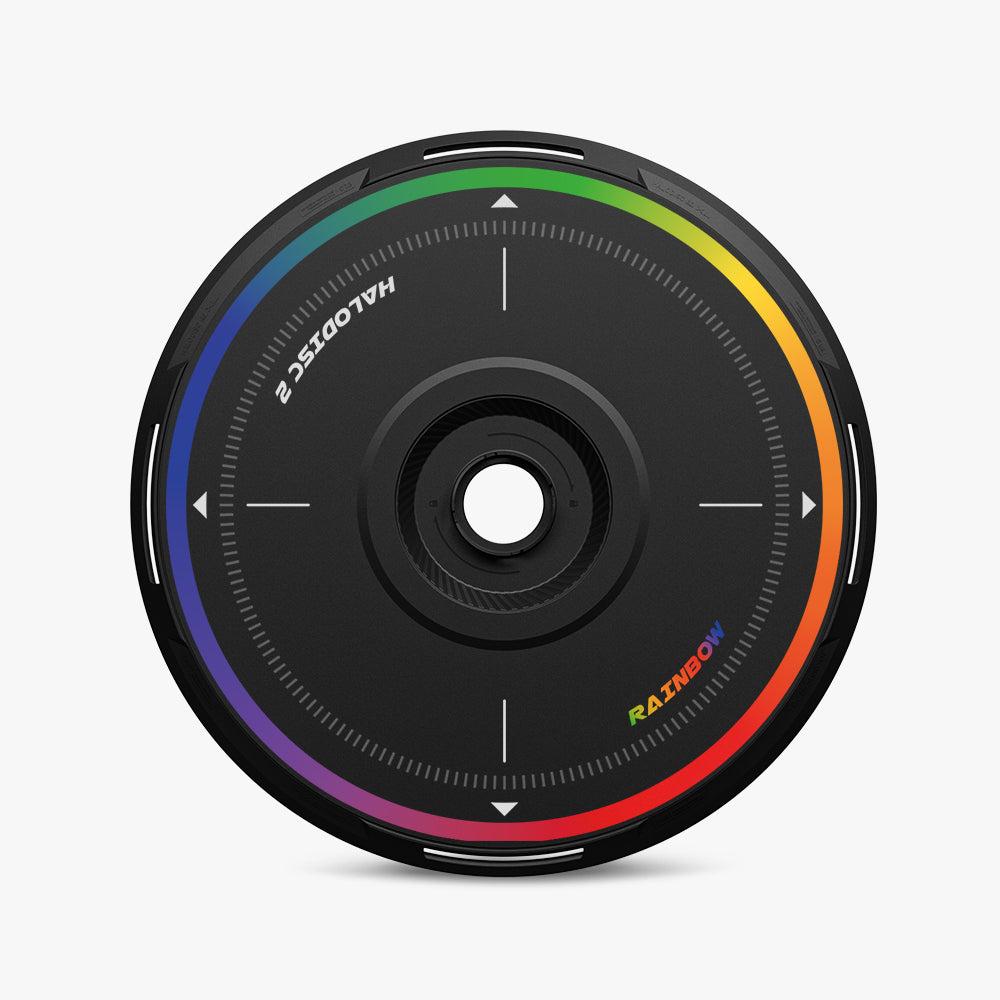 HALODISC 2 Replacement Wheel Covers for Tesla Model X丨Rainbow Road