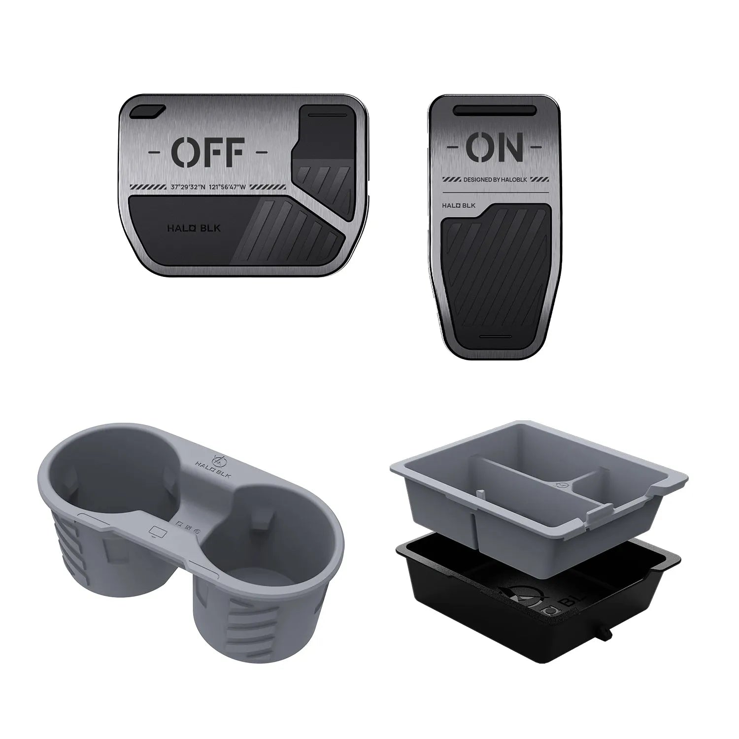 Haloblk Interior 3 in 1 Package For Tesla Model 3/Y 2018-2023