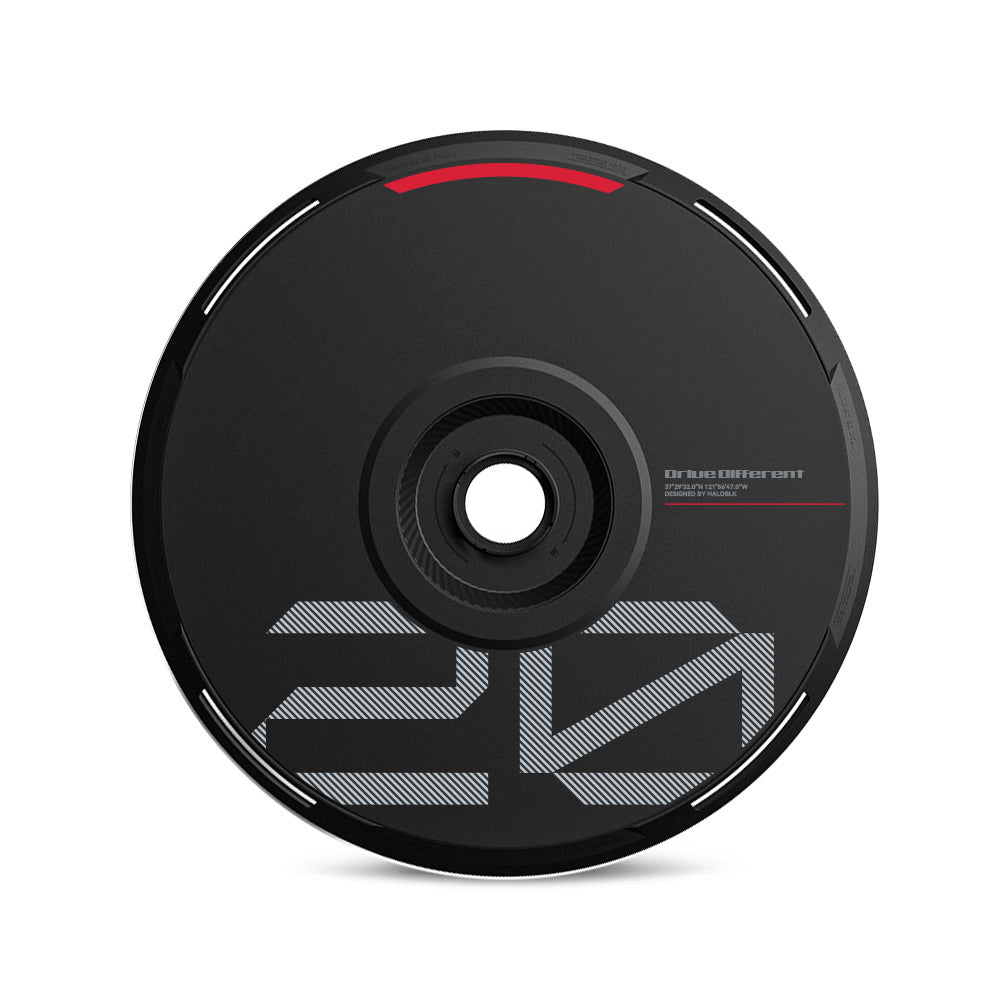 HALODISC 2 Replacement Wheel Covers for Tesla | Custom Number - Black