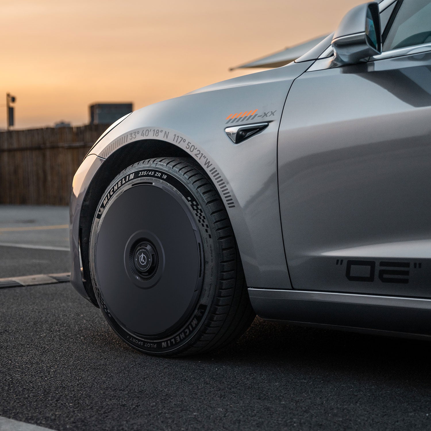HALODISC 2 Wheel Covers for Tesla Model 3 2017-2018 19" Performance Wheels丨RTP