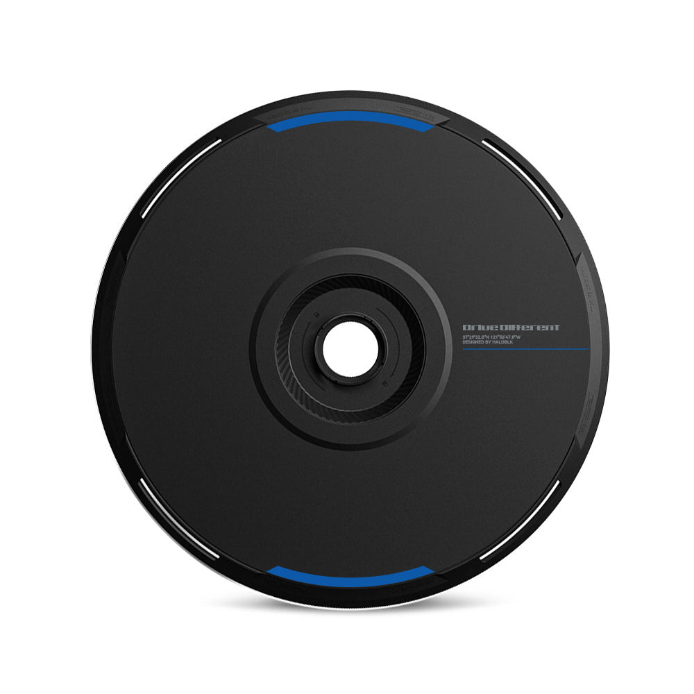 HALODISC 2 Replacement Wheel Covers for Tesla | Custom Number - Black