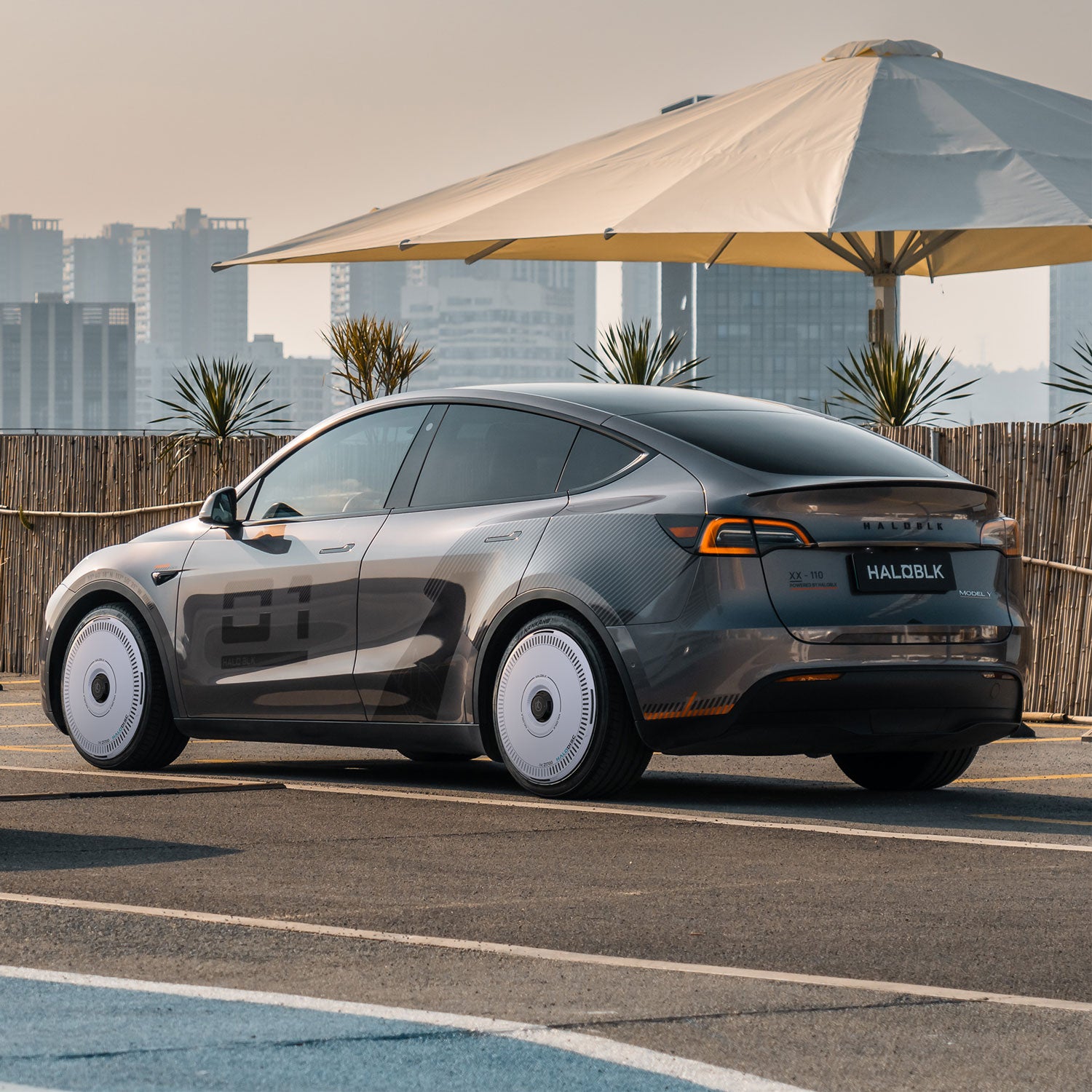 HALODISC 2 Wheel Covers for Tesla Model Y 21" Überturbine Wheels丨Charging