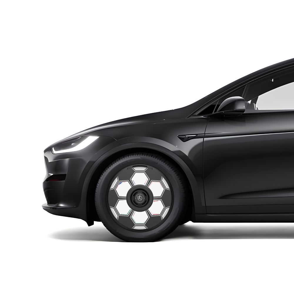HALODISC 2 Football | Set of 4 Wheel Covers for Tesla